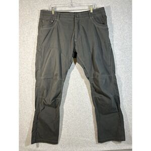 Kuhl Konfidant Air Men's Hikimg Pants 38x30 Dark Gray Vented Knee & Crotch
